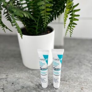 2 X CeraVe Acne Foaming Cream Cleanser Mini 10%benzoyl peroxide 10mL 0.34oz